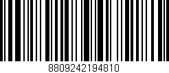 Código de barras (EAN, GTIN, SKU, ISBN): '8809242194810'