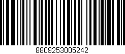 Código de barras (EAN, GTIN, SKU, ISBN): '8809253005242'