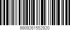 Código de barras (EAN, GTIN, SKU, ISBN): '8809261552820'