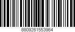 Código de barras (EAN, GTIN, SKU, ISBN): '8809261553964'
