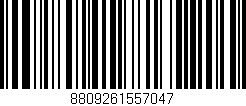 Código de barras (EAN, GTIN, SKU, ISBN): '8809261557047'