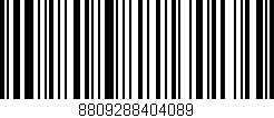 Código de barras (EAN, GTIN, SKU, ISBN): '8809288404089'