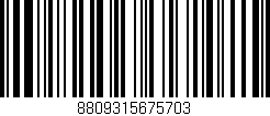 Código de barras (EAN, GTIN, SKU, ISBN): '8809315675703'