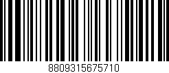 Código de barras (EAN, GTIN, SKU, ISBN): '8809315675710'