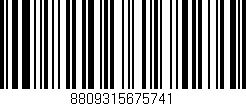Código de barras (EAN, GTIN, SKU, ISBN): '8809315675741'
