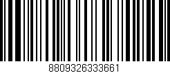 Código de barras (EAN, GTIN, SKU, ISBN): '8809326333661'