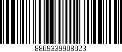 Código de barras (EAN, GTIN, SKU, ISBN): '8809339908023'