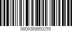 Código de barras (EAN, GTIN, SKU, ISBN): '8809369850255'