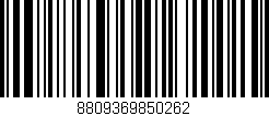 Código de barras (EAN, GTIN, SKU, ISBN): '8809369850262'