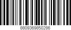 Código de barras (EAN, GTIN, SKU, ISBN): '8809369850286'