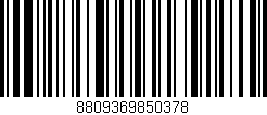 Código de barras (EAN, GTIN, SKU, ISBN): '8809369850378'