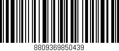 Código de barras (EAN, GTIN, SKU, ISBN): '8809369850439'