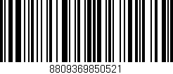 Código de barras (EAN, GTIN, SKU, ISBN): '8809369850521'