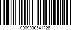Código de barras (EAN, GTIN, SKU, ISBN): '8809380641726'