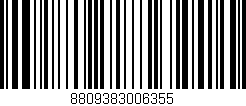 Código de barras (EAN, GTIN, SKU, ISBN): '8809383006355'