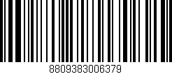 Código de barras (EAN, GTIN, SKU, ISBN): '8809383006379'