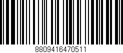 Código de barras (EAN, GTIN, SKU, ISBN): '8809416470511'