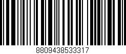 Código de barras (EAN, GTIN, SKU, ISBN): '8809438533317'