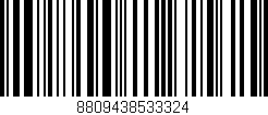 Código de barras (EAN, GTIN, SKU, ISBN): '8809438533324'
