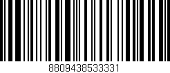 Código de barras (EAN, GTIN, SKU, ISBN): '8809438533331'