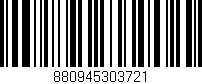 Código de barras (EAN, GTIN, SKU, ISBN): '880945303721'