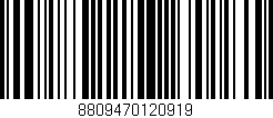 Código de barras (EAN, GTIN, SKU, ISBN): '8809470120919'