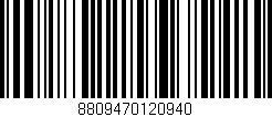 Código de barras (EAN, GTIN, SKU, ISBN): '8809470120940'