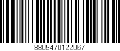 Código de barras (EAN, GTIN, SKU, ISBN): '8809470122067'