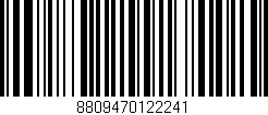 Código de barras (EAN, GTIN, SKU, ISBN): '8809470122241'