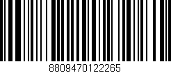 Código de barras (EAN, GTIN, SKU, ISBN): '8809470122265'