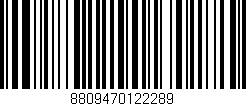 Código de barras (EAN, GTIN, SKU, ISBN): '8809470122289'