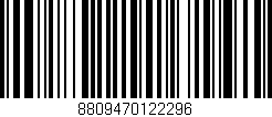 Código de barras (EAN, GTIN, SKU, ISBN): '8809470122296'