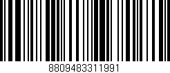 Código de barras (EAN, GTIN, SKU, ISBN): '8809483311991'