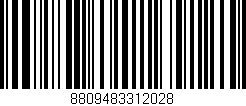 Código de barras (EAN, GTIN, SKU, ISBN): '8809483312028'