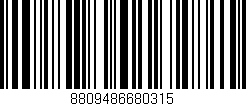 Código de barras (EAN, GTIN, SKU, ISBN): '8809486680315'