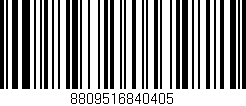 Código de barras (EAN, GTIN, SKU, ISBN): '8809516840405'