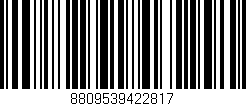 Código de barras (EAN, GTIN, SKU, ISBN): '8809539422817'