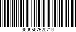 Código de barras (EAN, GTIN, SKU, ISBN): '8809587520718'