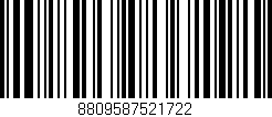 Código de barras (EAN, GTIN, SKU, ISBN): '8809587521722'