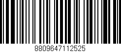 Código de barras (EAN, GTIN, SKU, ISBN): '8809647112525'