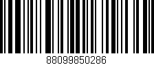 Código de barras (EAN, GTIN, SKU, ISBN): '88099850286'