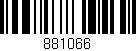 Código de barras (EAN, GTIN, SKU, ISBN): '881066'