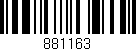 Código de barras (EAN, GTIN, SKU, ISBN): '881163'