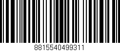 Código de barras (EAN, GTIN, SKU, ISBN): '8815540499311'