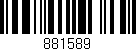Código de barras (EAN, GTIN, SKU, ISBN): '881589'