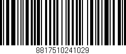 Código de barras (EAN, GTIN, SKU, ISBN): '8817510241029'