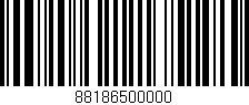 Código de barras (EAN, GTIN, SKU, ISBN): '88186500000'