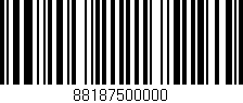 Código de barras (EAN, GTIN, SKU, ISBN): '88187500000'