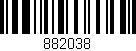 Código de barras (EAN, GTIN, SKU, ISBN): '882038'