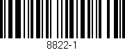 Código de barras (EAN, GTIN, SKU, ISBN): '8822-1'